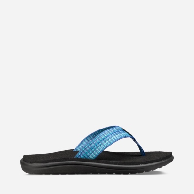 Teva Voya Women's Multicolor Blue Flip Flops CA54999 Canada Clearance